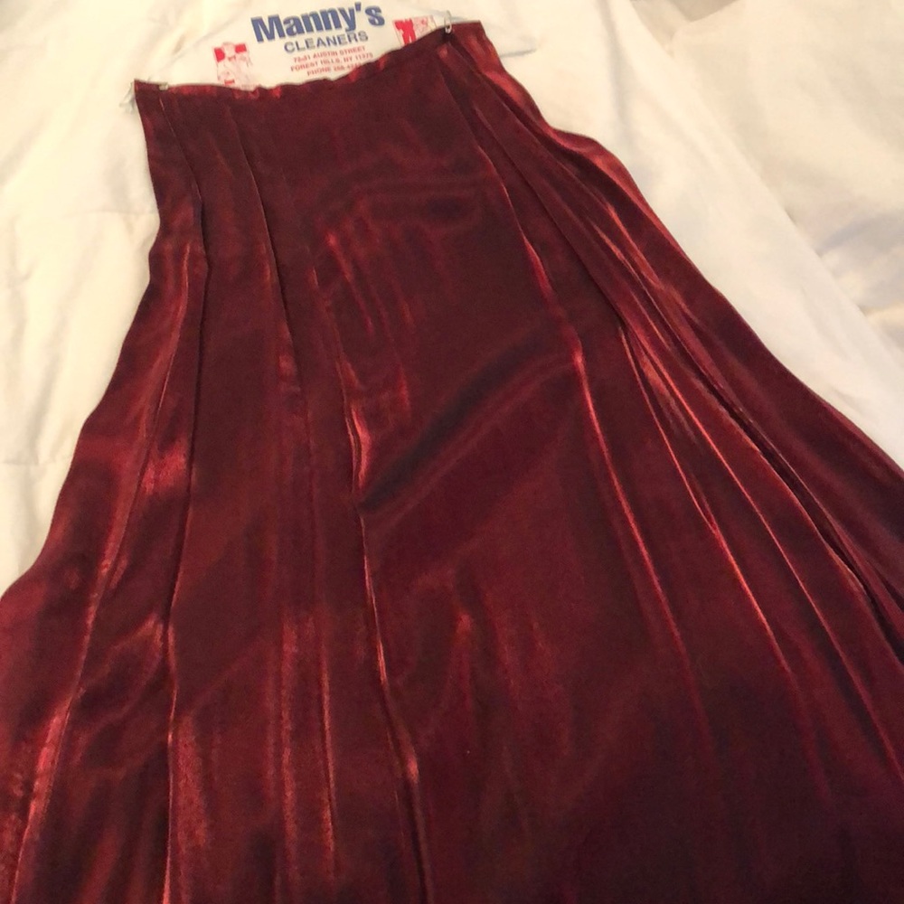 Wearever Long Red Skirt. Length measurements 38”